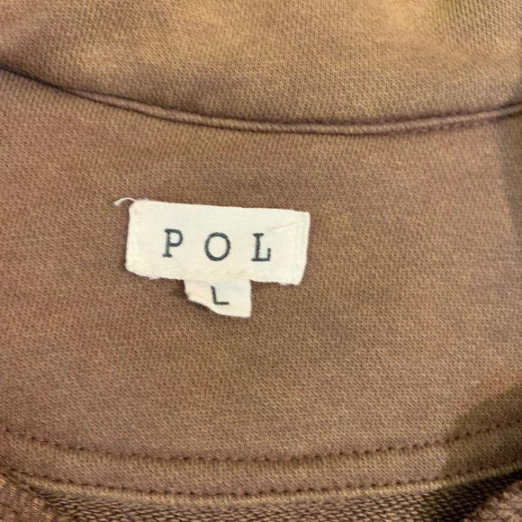 POL Brown-on-Brown Utility Jacket Size L - Picture 6 of 6